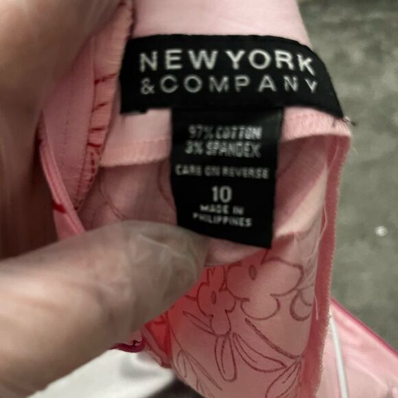 Floral Pink Sleeveless Dress - Picture 5 of 6